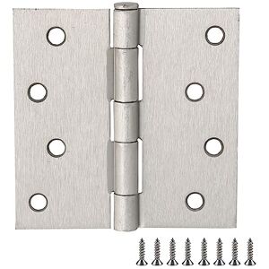 Design House 181669 10-Pack Hinge 4", SQ Satin Nickel, 10 Design House 181669 10-Pack Hinge 4", SQ Satin Nickel, 10