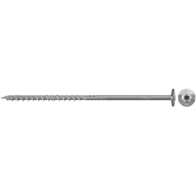 fischer Power-Fast FPF-WT 6.0 x 120 A2P Wood Screws with Partial Thread and Flat Head for Structural Wood Construction, Stainless Steel Pack of 100 Item No. 657436 fischer Power-Fast FPF-WT 6.0 x 120 A2P Wood Screws with Partial Thread and Flat Head for Structural Wood Construction, Stainless Steel Pack of 100 Item No. 657436