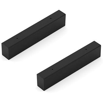 Alberts Mona Wall Shelf Bracket - Max 50kg, Steel, Black Alberts Mona Wall Shelf Bracket - Max 50kg, Steel, Black
