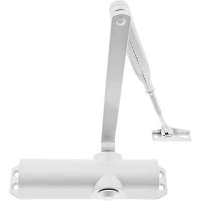 Bricard 6131101 Door Closer Technology Rack Sprocket, Force 2 to 4 (Up to 80 kg), Standard Arm, White Bricard 6131101 Door Closer Technology Rack Sprocket, Force 2 to 4 (Up to 80 kg), Standard Arm, White