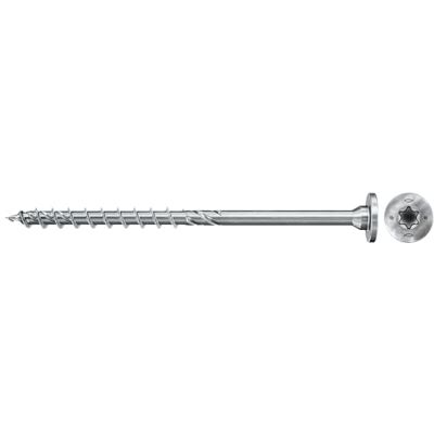 fischer PowerFast II Chipboard Screw 6.0 x 80, Stepped Countersunk Head with Inner Star TX, Partial Thread, Screw for Woodworking, Reduces Screwing Resistance & Screwing Time, GVZ, Pack of 100 fischer PowerFast II Chipboard Screw 6.0 x 80, Stepped Countersunk Head with Inner Star TX, Partial Thread, Screw for Woodworking, Reduces Screwing Resistance & Screwing Time, GVZ, Pack of 100