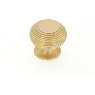 Infinity Traditional Style Reeded Beehive Solid Brass Cupboard Door Knob 40mm Satin Brass Finish – Pull Door Hnadle Ideal for Furniture Drawer Cabinets Doors Infinity Traditional Style Reeded Beehive Solid Brass Cupboard Door Knob 40mm Satin Brass Finish – Pull Door Hnadle Ideal for Furniture Drawer Cabinets Doors