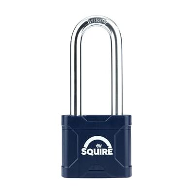 Squire Stronglock™ Plus 45/2.5 Laminated Padlock 45mm Long Shackle – Heavy-Duty Security Lock with Hardened Steel Shackle – Weather-Resistant – Ideal for Chains, Gates, Sheds & Lockers Squire Stronglock™ Plus 45/2.5 Laminated Padlock 45mm Long Shackle – Heavy-Duty Security Lock with Hardened Steel Shackle – Weather-Resistant – Ideal for Chains, Gates, Sheds & Lockers