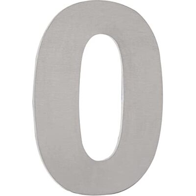 EVI Herrajes 640/120 House Numbers "1", 120 mm, finish matt inox Stainless Steel 304, Adhesive 3m EVI Herrajes 640/120 House Numbers "1", 120 mm, finish matt inox Stainless Steel 304, Adhesive 3m