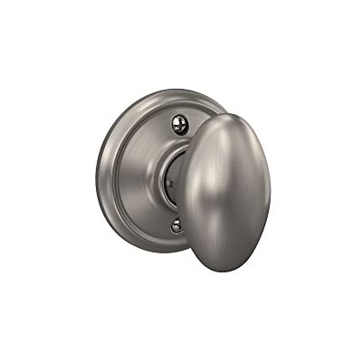 SCHLAGE Siena Knob Non-Turning Lock, Satin Nickel (F170 SIE 619) SCHLAGE Siena Knob Non-Turning Lock, Satin Nickel (F170 SIE 619)
