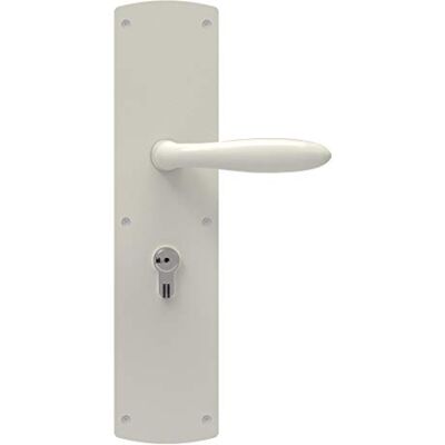 Bricard 66100 Half Set for Exterior Door with Stand for Series 74 Standard Version, Color White Bricard 66100 Half Set for Exterior Door with Stand for Series 74 Standard Version, Color White