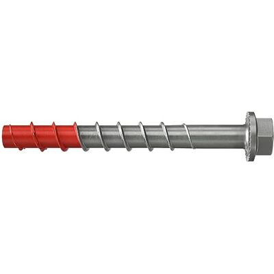fischer Ultracut FBS II 10x70 15/5/-US A4 Concrete Screw for Attaching Railings, Metal Profiles, Shelving Systems in Concrete, for Outdoor Use, 50 Pieces Item No. 543570 Grey fischer Ultracut FBS II 10x70 15/5/-US A4 Concrete Screw for Attaching Railings, Metal Profiles, Shelving Systems in Concrete, for Outdoor Use, 50 Pieces Item No. 543570 Grey