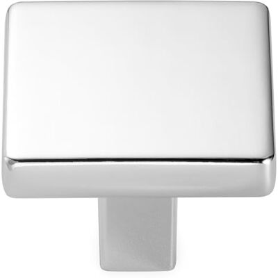 KOOFIZO Square Cabinet Knob Chrome Pull Handle (31mm / 1.2 Inch), 10-Pack for Kitchen Cupboard Door, Bedroom Dresser Drawer, Bathroom Wardrobe Hardware KOOFIZO Square Cabinet Knob Chrome Pull Handle (31mm / 1.2 Inch), 10-Pack for Kitchen Cupboard Door, Bedroom Dresser Drawer, Bathroom Wardrobe Hardware