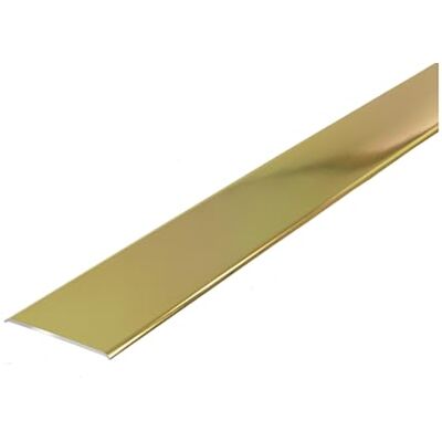 MW Profiles Self-Adhesive Anodised Aluminium Door Threshold 30mm x 830mm (3.05 ft) Floor Trim Bar, Available in Multiple Finishes LLPG30K T (Polished Gold) MW Profiles Self-Adhesive Anodised Aluminium Door Threshold 30mm x 830mm (3.05 ft) Floor Trim Bar, Available in Multiple Finishes LLPG30K T (Polished Gold)