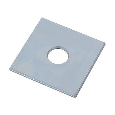 BPC Fixings M20 Galvanised Square Plate Washer 50-Piece Set, 50 mm Length x 50 mm Width BPC Fixings M20 Galvanised Square Plate Washer 50-Piece Set, 50 mm Length x 50 mm Width