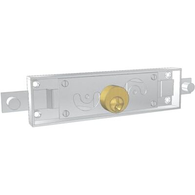 PREFER 6011 Lock - Round Hole Central Roller Shutter Lock - Lock PREFER 6011 Lock - Round Hole Central Roller Shutter Lock - Lock