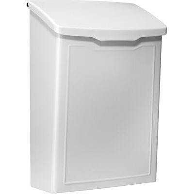 ARCHITECTURAL MAILBOXES 2681W Marina Wall Mount, White, S ARCHITECTURAL MAILBOXES 2681W Marina Wall Mount, White, S