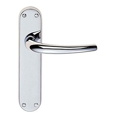 Carlisle Brass Lilla Lever ON Backplate Lock 57MM C/C CRO (Polished Chrome) Carlisle Brass Lilla Lever ON Backplate Lock 57MM C/C CRO (Polished Chrome)