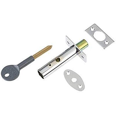 Yale P-M444-CH Door Security Bolt, Chrome Finish, Standard Security, Visi Packed, Suitable for hinged and Wooden Doors Yale P-M444-CH Door Security Bolt, Chrome Finish, Standard Security, Visi Packed, Suitable for hinged and Wooden Doors