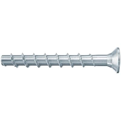 fischer UltraCut FBS II 6x40/5 Countersunk Head, Powerful Concrete Screw, for Fixing in Plumbing, Heating & Air Conditioning, Galvanised (Pack of 100) fischer UltraCut FBS II 6x40/5 Countersunk Head, Powerful Concrete Screw, for Fixing in Plumbing, Heating & Air Conditioning, Galvanised (Pack of 100)