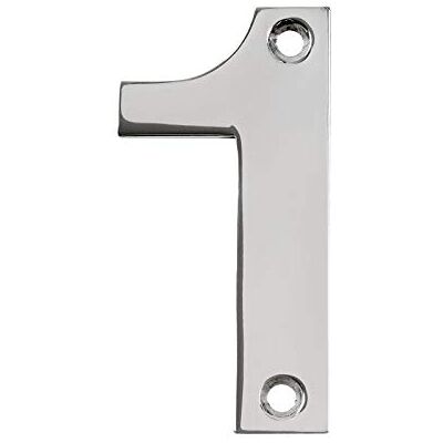 Access Hardware Stainless Steel Numerals, House Numbers Polished Finish (1) Access Hardware Stainless Steel Numerals, House Numbers Polished Finish (1)