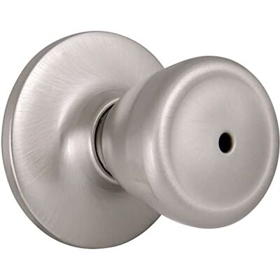 Design House Tulip Satin Nickel Privacy Bed/Bath Door Knob Design House Tulip Satin Nickel Privacy Bed/Bath Door Knob