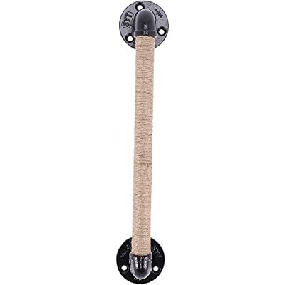 Dawafit Industrial Style Pipe Furniture Handle Barn Sliding Wooden Door Handles Black Antique Vintage European Wrought Iron Rope Handle Dawafit Industrial Style Pipe Furniture Handle Barn Sliding Wooden Door Handles Black Antique Vintage European Wrought Iron Rope Handle