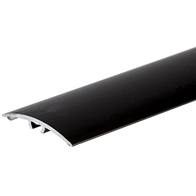 IANPAV Screw Fixed ANODISED Aluminium Door Floor Bar Edge Trim Threshold 930mm x 40mm A64, Black IANPAV Screw Fixed ANODISED Aluminium Door Floor Bar Edge Trim Threshold 930mm x 40mm A64, Black