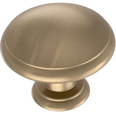 Franklin Brass P35597Z-CZ-B1 Round Ringed Cabinet Knob 1-1/4 in. (32 mm), Champagne Bronze, 10-Pack Franklin Brass P35597Z-CZ-B1 Round Ringed Cabinet Knob 1-1/4 in. (32 mm), Champagne Bronze, 10-Pack