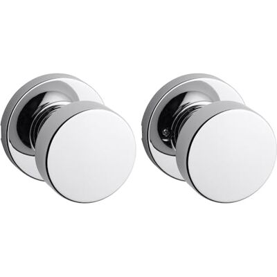 Kwikset Pismo Interior Passage Door Knob, Handle for Closet and Hallway Doors, Non-Locking Doorknob, Polished Chrome, Round Rose Kwikset Pismo Interior Passage Door Knob, Handle for Closet and Hallway Doors, Non-Locking Doorknob, Polished Chrome, Round Rose