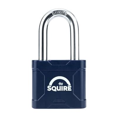 Squire Stronglock™ Plus 45/1.5 Laminated Padlock 45mm Long Shackle – Heavy-Duty Security Lock with Hardened Steel Shackle – Weather-Resistant – Ideal for Gates, Chains, Sheds & Lockers Squire Stronglock™ Plus 45/1.5 Laminated Padlock 45mm Long Shackle – Heavy-Duty Security Lock with Hardened Steel Shackle – Weather-Resistant – Ideal for Gates, Chains, Sheds & Lockers