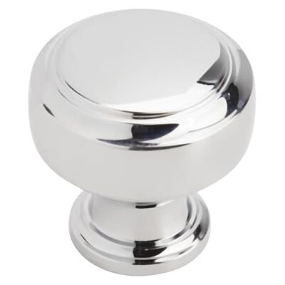Amerock Cabinet Knob Polished Chrome 1-3/16 inch (30 mm) Diameter Highland Ridge 1 Pack Drawer Knob Cabinet Hardware Amerock Cabinet Knob Polished Chrome 1-3/16 inch (30 mm) Diameter Highland Ridge 1 Pack Drawer Knob Cabinet Hardware