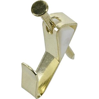 OOK 50606 ReadyNail Conventional Picture Hangers, Brass, 10lbs OOK 50606 ReadyNail Conventional Picture Hangers, Brass, 10lbs