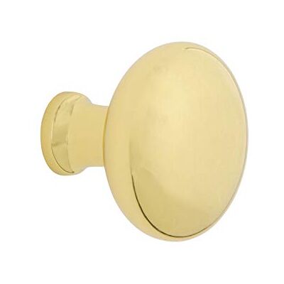 Nostalgic 756095 Warehouse New York 1 3/8" Cabinet Knob in Unlacquered Brass Hardware Nostalgic 756095 Warehouse New York 1 3/8" Cabinet Knob in Unlacquered Brass Hardware