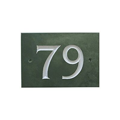 Signs & Numbers Green Slate House Number (1-99) (No 79) Signs & Numbers Green Slate House Number (1-99) (No 79)