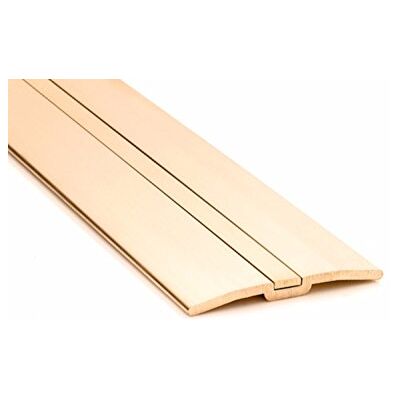 Stair Rods Direct Posh Brass Door Threshold 38mm Wide 90cm Long (90cm, Satin Brass) Stair Rods Direct Posh Brass Door Threshold 38mm Wide 90cm Long (90cm, Satin Brass)