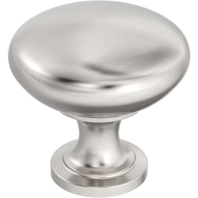Amerock 10BX53005G10 Allison Value 1-1/4 in (32 mm) Diameter Knob-10 Pack-53005, Satin Nickel, Pack of 10 Amerock 10BX53005G10 Allison Value 1-1/4 in (32 mm) Diameter Knob-10 Pack-53005, Satin Nickel, Pack of 10