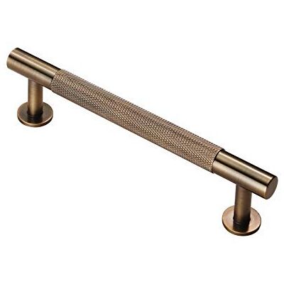 Carlisle Brass Knurled Pull Handle – 128mm Antique Brass Cupboard & Drawer Handle Antique Brass Carlisle Brass Knurled Pull Handle – 128mm Antique Brass Cupboard & Drawer Handle Antique Brass