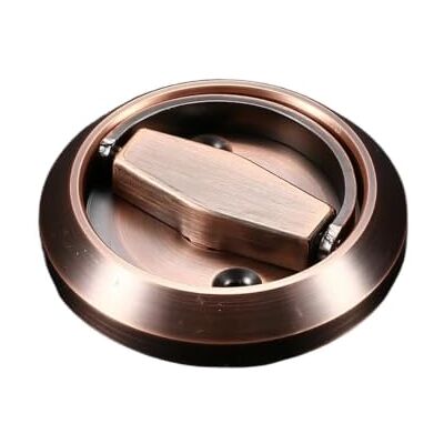 AYWTIUN Round Recessed Door Lock Stainless Steel Hidden Cabinet Knobs And Handles Round Recessed Cupboard Pulls Concealed Door Drawer Furniture Handles(Red bronze) AYWTIUN Round Recessed Door Lock Stainless Steel Hidden Cabinet Knobs And Handles Round Recessed Cupboard Pulls Concealed Door Drawer Furniture Handles(Red bronze)
