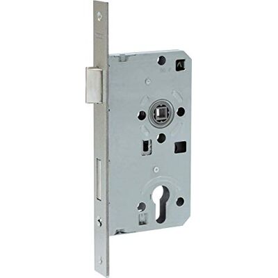 ABUS Mortise Lock Silver 24mm 61726 ABUS Mortise Lock Silver 24mm 61726