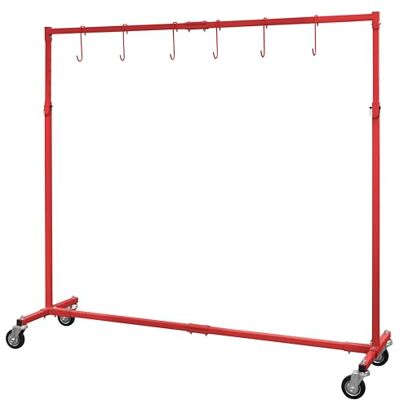 Sealey Adjustable Paint Hanger, 1.95m Max Height, 1.3m Min Height, Castor Wheels MK80 Sealey Adjustable Paint Hanger, 1.95m Max Height, 1.3m Min Height, Castor Wheels MK80