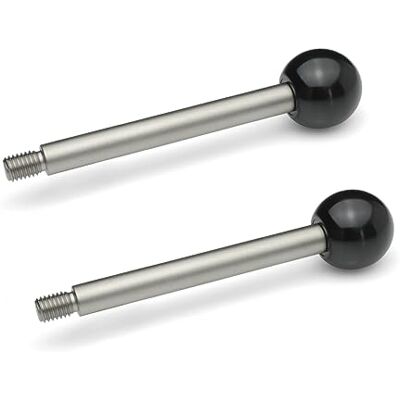 Ganter Normelemente Ganter Standard Elements GN 310-10 ZBNG Handle Bars Silver 100A, 2 Pieces, Silver, GN 310-10-125-A-NI Ganter Normelemente Ganter Standard Elements GN 310-10 ZBNG Handle Bars Silver 100A, 2 Pieces, Silver, GN 310-10-125-A-NI