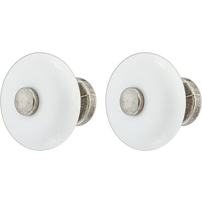 cyclingcolors 2 x Porcelain Ceramic 35mm Furniture Knob Vintage Antique Style Door Handle, Dresser Handle, Cupboard Knob Includes Screws cyclingcolors 2 x Porcelain Ceramic 35mm Furniture Knob Vintage Antique Style Door Handle, Dresser Handle, Cupboard Knob Includes Screws