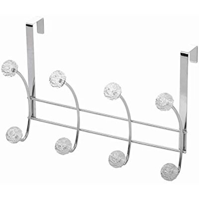 Canyon Diamond Style Over Door Hooks, Chrome Canyon Diamond Style Over Door Hooks, Chrome