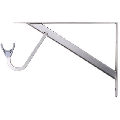 John Sterling Closet-Pro HD RP-0495-BN Heavy Duty Shelf & Rod Bracket, Brushed Nickel John Sterling Closet-Pro HD RP-0495-BN Heavy Duty Shelf & Rod Bracket, Brushed Nickel