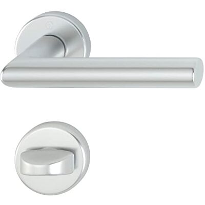 Hoppe Door Handle Set - Amsterdam - Aluminum, 37-42mm - Interior Door Handle Hoppe Door Handle Set - Amsterdam - Aluminum, 37-42mm - Interior Door Handle
