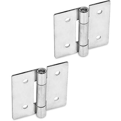 Ganter Normelemente Ganter Standard Elements Stainless Steel Plate Hinges Pack of 2 Silver, Silver, GN 136-NI-50-50-B Ganter Normelemente Ganter Standard Elements Stainless Steel Plate Hinges Pack of 2 Silver, Silver, GN 136-NI-50-50-B