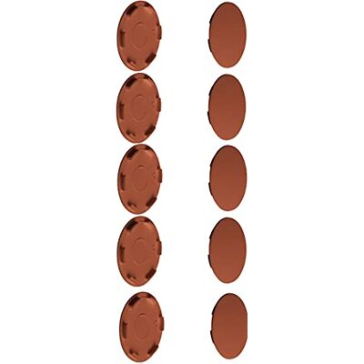 CYCLINGCOLORS - 10x plastic caps - Ø35mm/marrone - capping accessories CYCLINGCOLORS - 10x plastic caps - Ø35mm/marrone - capping accessories