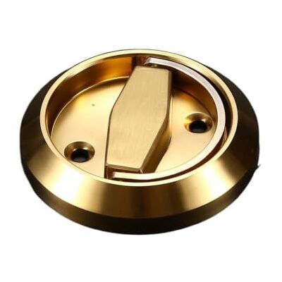 AYWTIUN Round Recessed Door Lock Stainless Steel Hidden Cabinet Knobs And Handles Round Recessed Cupboard Pulls Concealed Door Drawer Furniture Handles(Golden) AYWTIUN Round Recessed Door Lock Stainless Steel Hidden Cabinet Knobs And Handles Round Recessed Cupboard Pulls Concealed Door Drawer Furniture Handles(Golden)