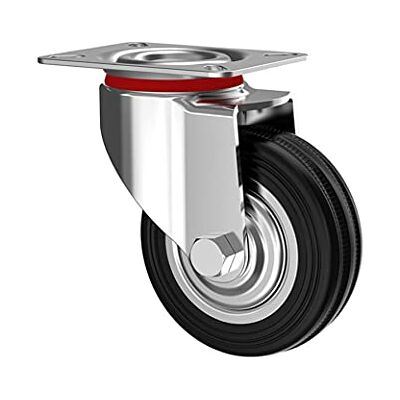 KIPPEN 1601B1 Industrial Wheel - Steel, 100mm, Polyurethane KIPPEN 1601B1 Industrial Wheel - Steel, 100mm, Polyurethane