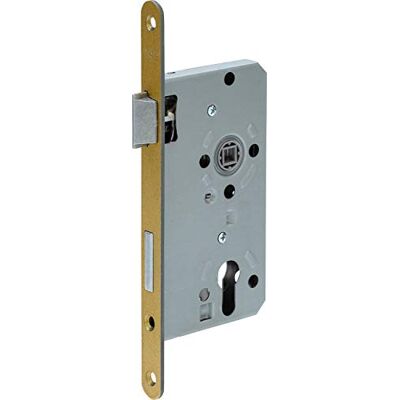 ABUS Mortice Lock for Flat Doors ES PZ2 L G 55 72 18-61699, Gold ABUS Mortice Lock for Flat Doors ES PZ2 L G 55 72 18-61699, Gold