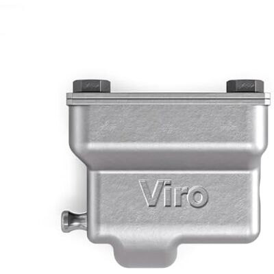 Viro - 1.4218 Lock Hardware - Gray Steel - Designed for 40mm Half Cylinder Viro - 1.4218 Lock Hardware - Gray Steel - Designed for 40mm Half Cylinder