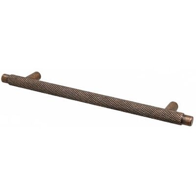Decoranddecor Aurelia Round Knurled Cupboard Handles T-Bar Cabinet Handles Kitchen Cupboard Pulls Furniture Knobs Antique Copper 160mm Hole Centre Distance Decoranddecor Aurelia Round Knurled Cupboard Handles T-Bar Cabinet Handles Kitchen Cupboard Pulls Furniture Knobs Antique Copper 160mm Hole Centre Distance