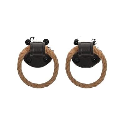 Hzomif 2 Pcs Distinctive Rope Pull Knob Iron Jute Design for Drawer Cabinet Cupboard Door Handle Home Interior Decor Hzomif 2 Pcs Distinctive Rope Pull Knob Iron Jute Design for Drawer Cabinet Cupboard Door Handle Home Interior Decor