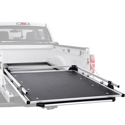 VEVOR Sliding Truck Bed Organizer, 63 x 47-Inch Heavy Duty Truck Bed Storage Drawer with 1000 lbs Capacity, Features 6 Movable Rings for Securing, 2-Postion Slide Out Tray for Pickup Trucks, Black VEVOR Sliding Truck Bed Organizer, 63 x 47-Inch Heavy Duty Truck Bed Storage Drawer with 1000 lbs Capacity, Features 6 Movable Rings for Securing, 2-Postion Slide Out Tray for Pickup Trucks, Black